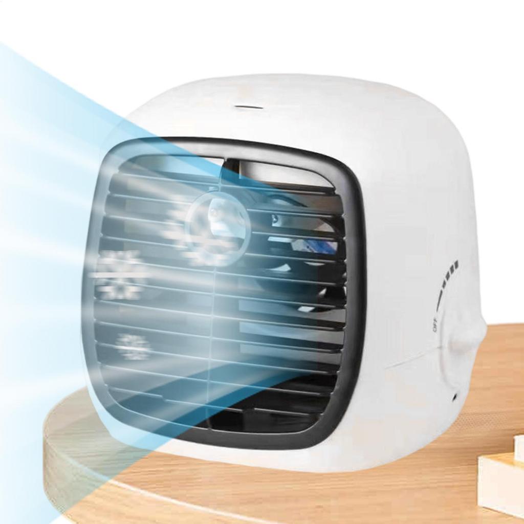 Portable Air Conditioners Desk Evaporative Humidifier Multifunctional USB Quiet Cooling Device For Tent Desk School Garden Beach
