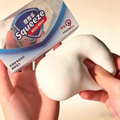 Squishy Soap Stress-Relief Fidget Toy Soft Simulated Soap Squeeze Toy Anti-Anxiety Slow Rebound Relaxing Toy Decompression Gift