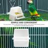 Peony Bird Starling Parrot Bird Cage Food Box Parrot Food Box Bird Feeder Parakeet Water Dispenser
