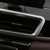ABS Car Center Console Air Conditioning AC Outlet Decoration Cover for BMW X1 F48 2016 -2020 Vent Trim Frame Sticker Accessories