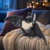 Unique Collectible Doll Halloween Bat Plush Toy, Cute Stuffed Animal for Desk Holiday Party Ornament Shelf, Soft Spooky Party, Festive Gift Kids Dark
