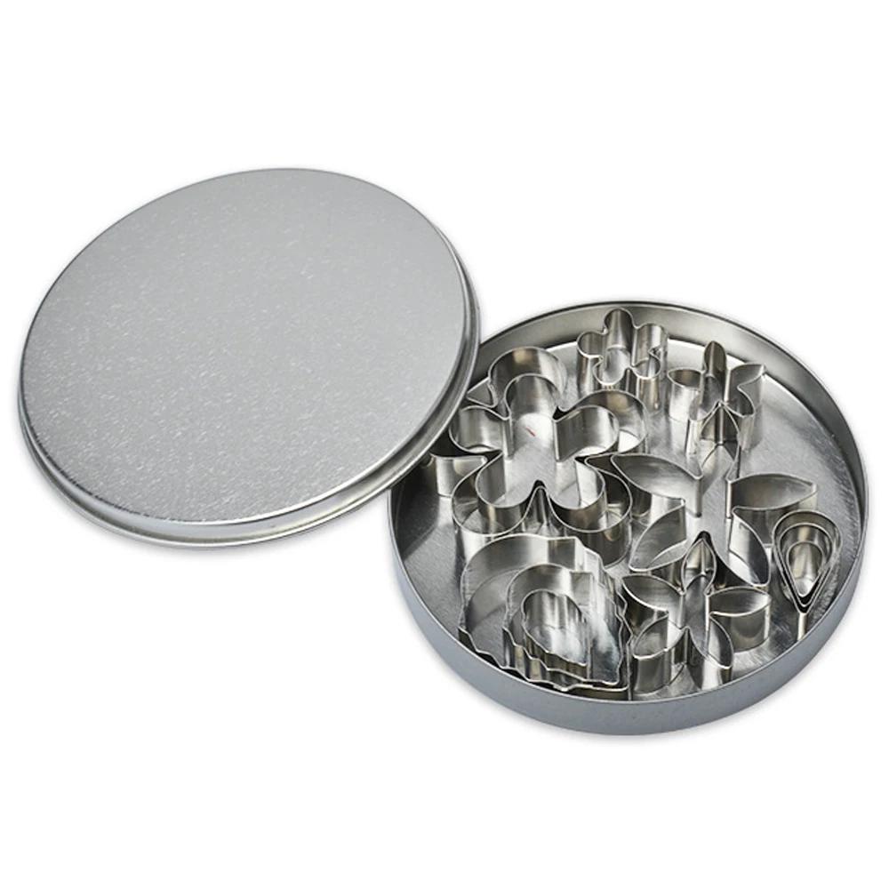 

12 шт./комплект мини-форм для печенья из нержавеющей стали, инструменты для печенья своими руками, выпечка кондитерских изделий, кухонные принадлежности