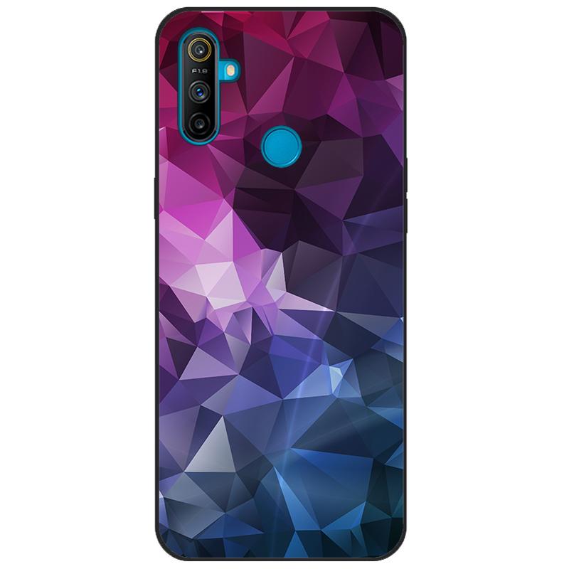 For Realme C3 Case Cover Soft Silicone TPU Patterned Back Cover For OPPO Realme C3 RMX2020 C 3 RealmeC3 Cartoon Phone Case Funda