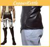 Adjustable Size Attack On Titan Cosplay Faux Leather Mini Skirt Ackerman Costume