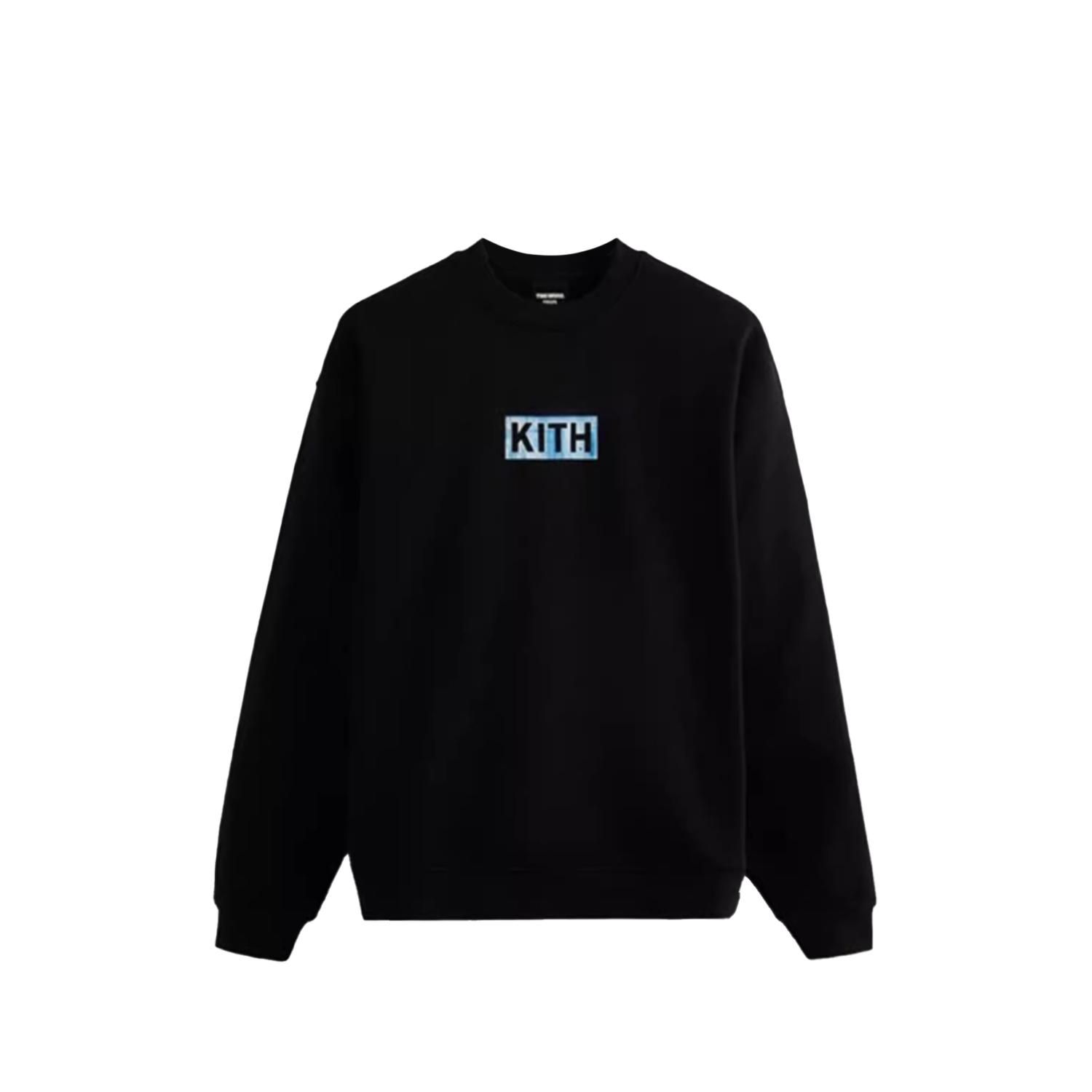 

Kith For The Wire Rules Change Vintage Crewneck Black Unisex Tops KHM030492-001 XS