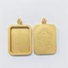 Ten-Faced Self-Liberated Vajra Pendant Necklace - Thangka Jewelry Box, Brass, Gold & Silver DIY Tibetan Accessory