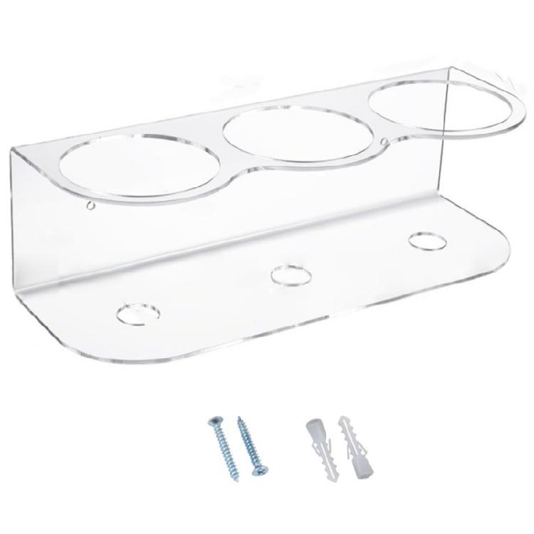 Practical Wall Hanging Spray Can Storage Holder Sturdy Acrylic Rack Adjusts to Fit Different Can Types for Convenience 1770₽