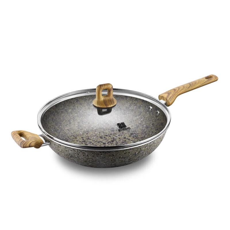 32cm Maifan Stone Non-stick Wok