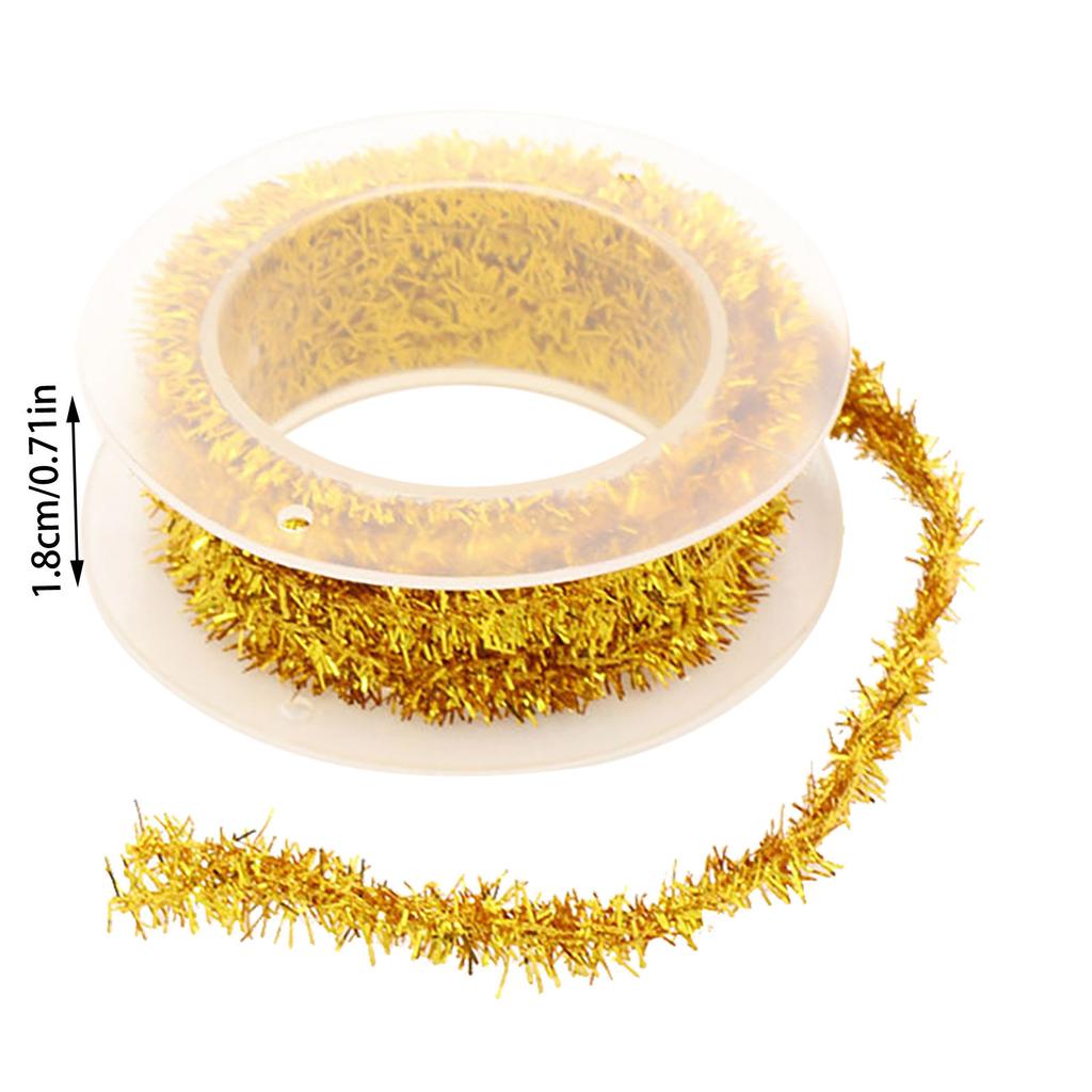 Weihnachtsfarbe Dekoratives Band Geschenkbox Verpackungsband Girlandenband