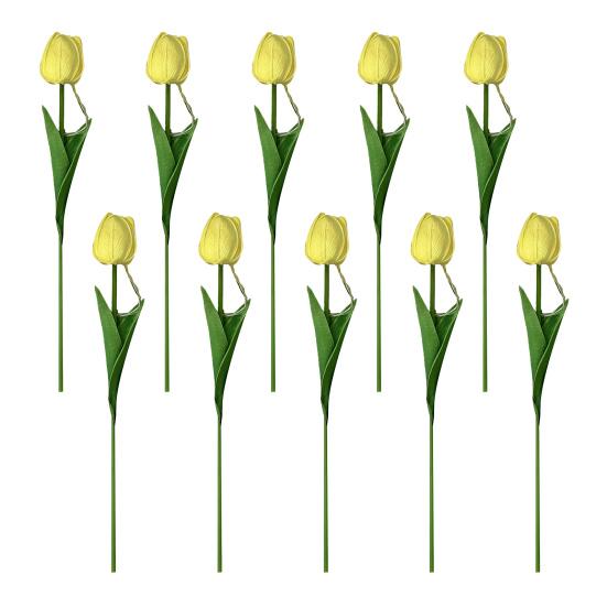

Tulip Night Light Bouquet, Glowing Artificial Flowers with Petals, Handheld LED Lamp for Home Bedroom Decor, Valentine s Day Gift for Women Her 10pcs