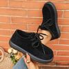 Women's Casual Sports Shoes Autumn Fashi Platform Sneakers Lace-up Round Toe Casual Comfortable Woman Flats Zapatos De Mujer