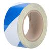 5cmx30m Reflective Safety Warning Tape Blue White Striped Hazard Marking Tape Safety Strips