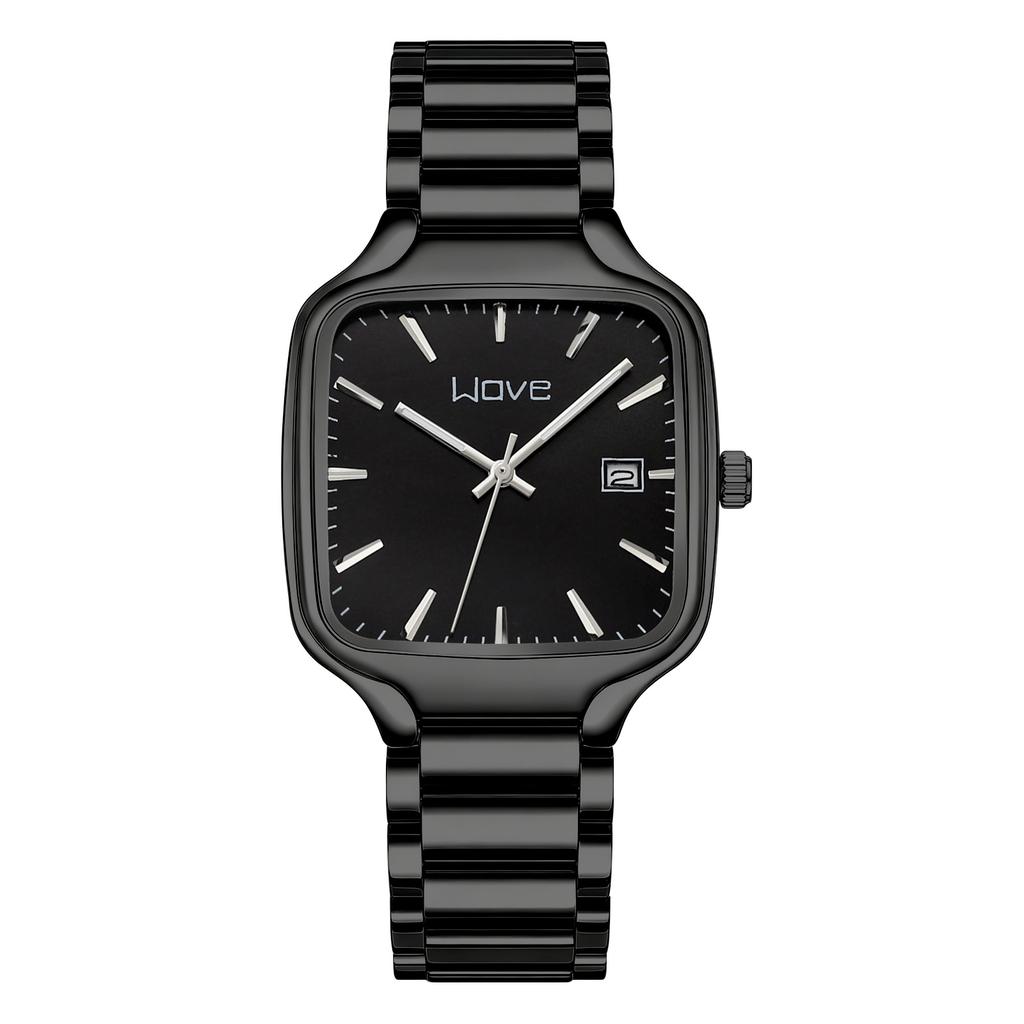 Men Business Square Wristwatch Analog Calendar Quartz Watch Clock