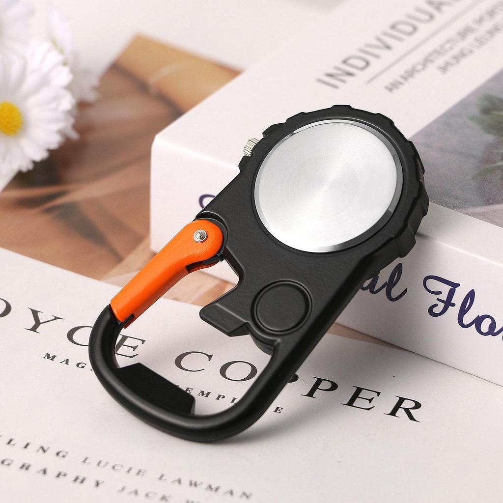 Carabiner Watch Clip Climbing Watch Analog Display Waterproof Pocket Watch Pendant Watch Watch for Backpack - Birthday Anniversary Christmas