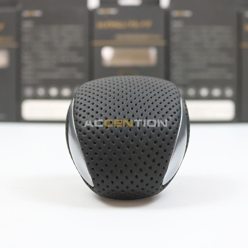 

Black Punched Leather Gear Shift Knob Shifter Knob For Lexus LS 2017 - LS350 LS500 Car Accessory