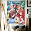 The Quintessential Quintuplets Pattern Home Decor Tapestry, Wall Hanging, Decorative RV Wall Cloth.DGT0925306