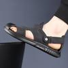 Fashion Classic High Quality Leather Sandals Summer New Outdoor Handmade Sandals Fashion Comfortable Men Breathable Beach Vacation Shoes