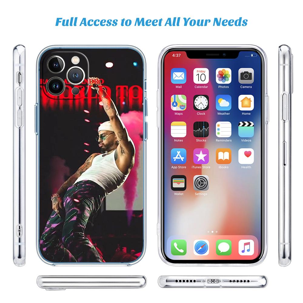 LO83 Rauw Alejandro Transparent Phone Case for Motorola Moto G40 G04 G05 One Ace Action  Fusion + Plus Hyper Macro Vision Zoom