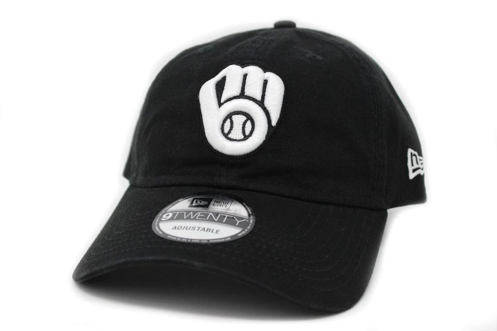 New Era 9TWENTY MLB Milwaukee Brewers Cap (Black)