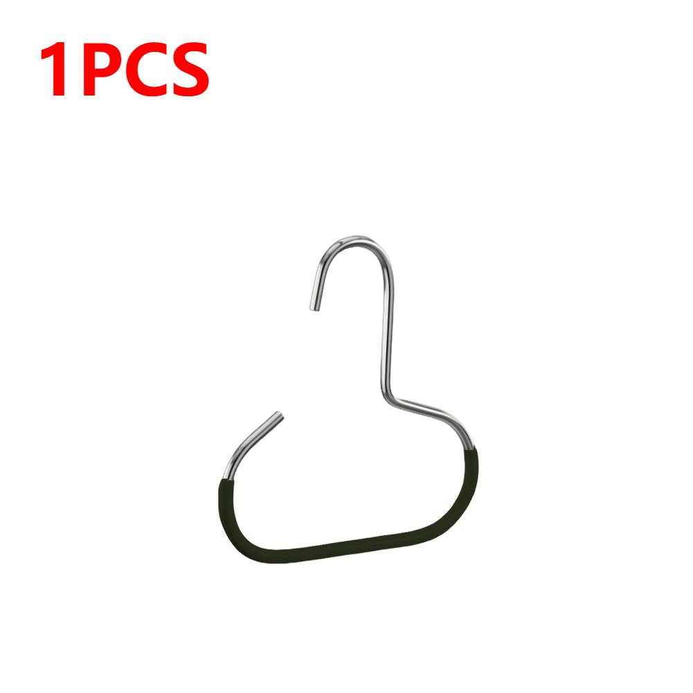 

1-10X Heavy Duty Hat Hanger Organizer for Closet Cap Hook Rack Storage for Hats Caps Ties Scarves & Bags Ideal Closet Accessory