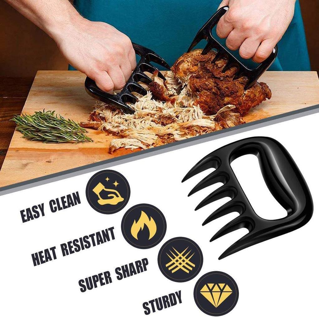 Bear Claws Barbecue Fork Pull Shred Pork Shredde Manual Meat Clamp Roasting Fork Kitchen Tool BBQ Cooking Tools