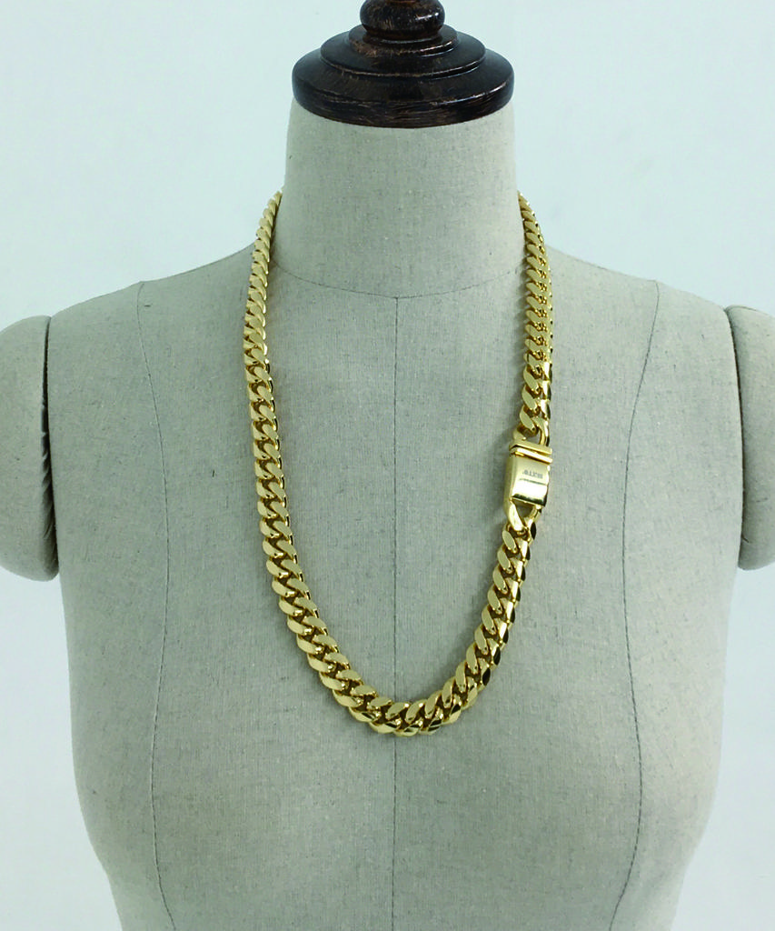 Sexto [Necklace][Surgical Steel] 135 Rdc Chain Necklace Gold