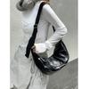 Oil Wax Skin Moon Dumpling Bag Retro Texture Crossbody Bag Underarm Single-shoulder Bag
