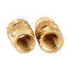 300Pcs 2/2.5/3/4/5/6mm Metric Threaded Inserts Knurled Nuts Inserts for 3D Printing Injections Molding Press Thread Nuts