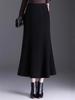 2025 Winter Long Woolen High-Waisted Fishtail Pencil Skirt