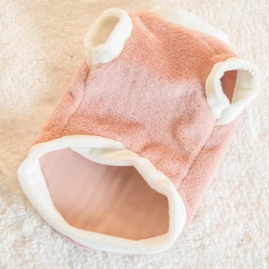 Winter Pet Clothes Super Soft Breathable Ultra-Thick Plush Lined Washable Keep Warm Acrylic Pet Cat Winter Warm Sweatshirt Sleeping Clothes Pet