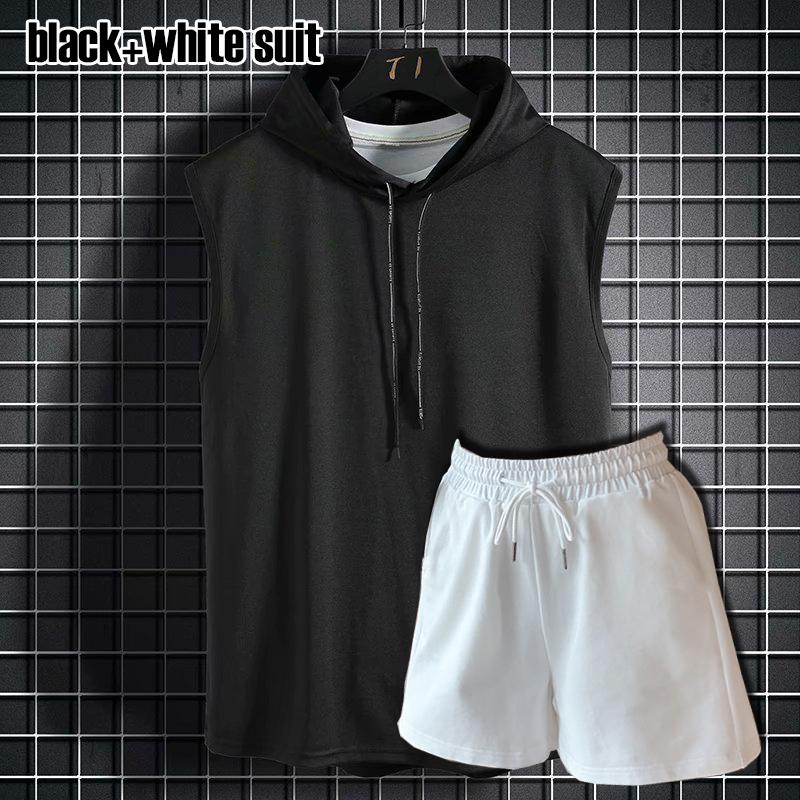 New Fashion Zipper Cardigan Sweater Mens Sleeveless Hooded Vest Jacket Plus Size S-4XL Streetwear Vest Hoodies