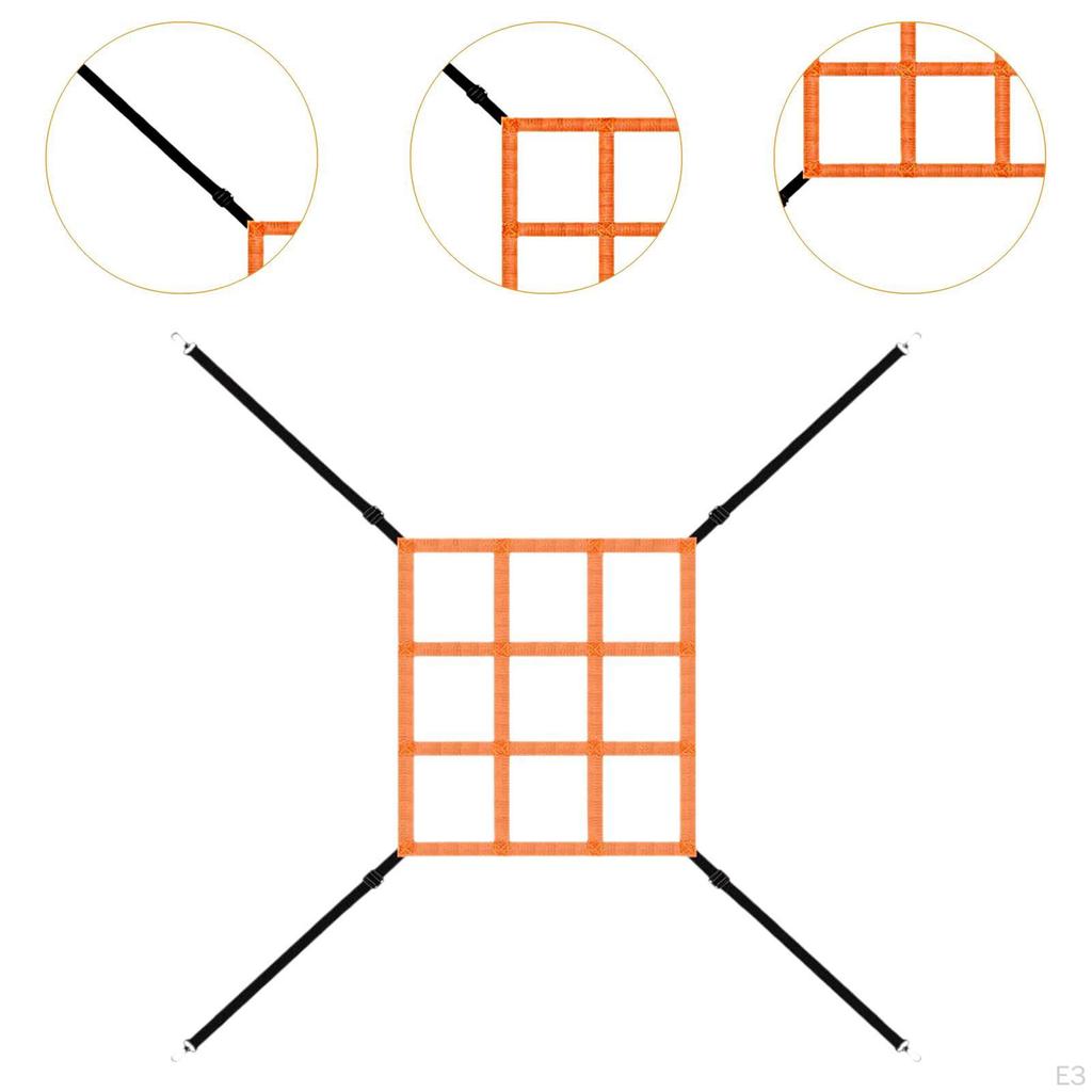 Adjustable Strike Target for Baseball Net, Pitcher Accuracy Training Aid, Equipment