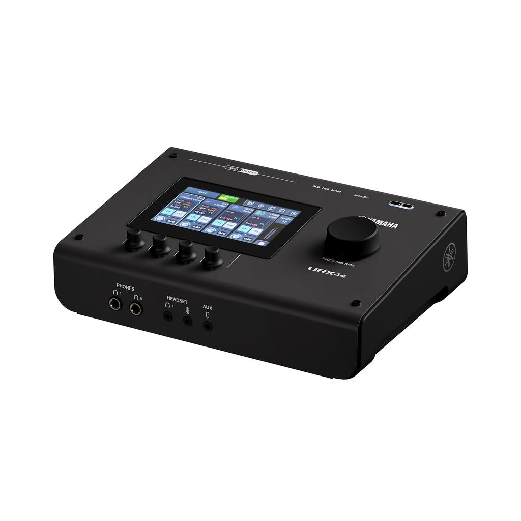 Yamaha URX44 B Audio USB-C Interface, 32-bit/192kHz, 6-in/4-out