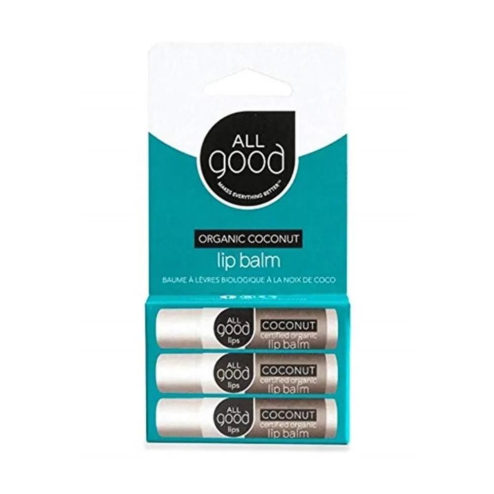 All Good Calendula & Lavender Smooth Lip Balm 41g (3-Pack) All Good Organic Lip Balm for Soft Smooth Lips