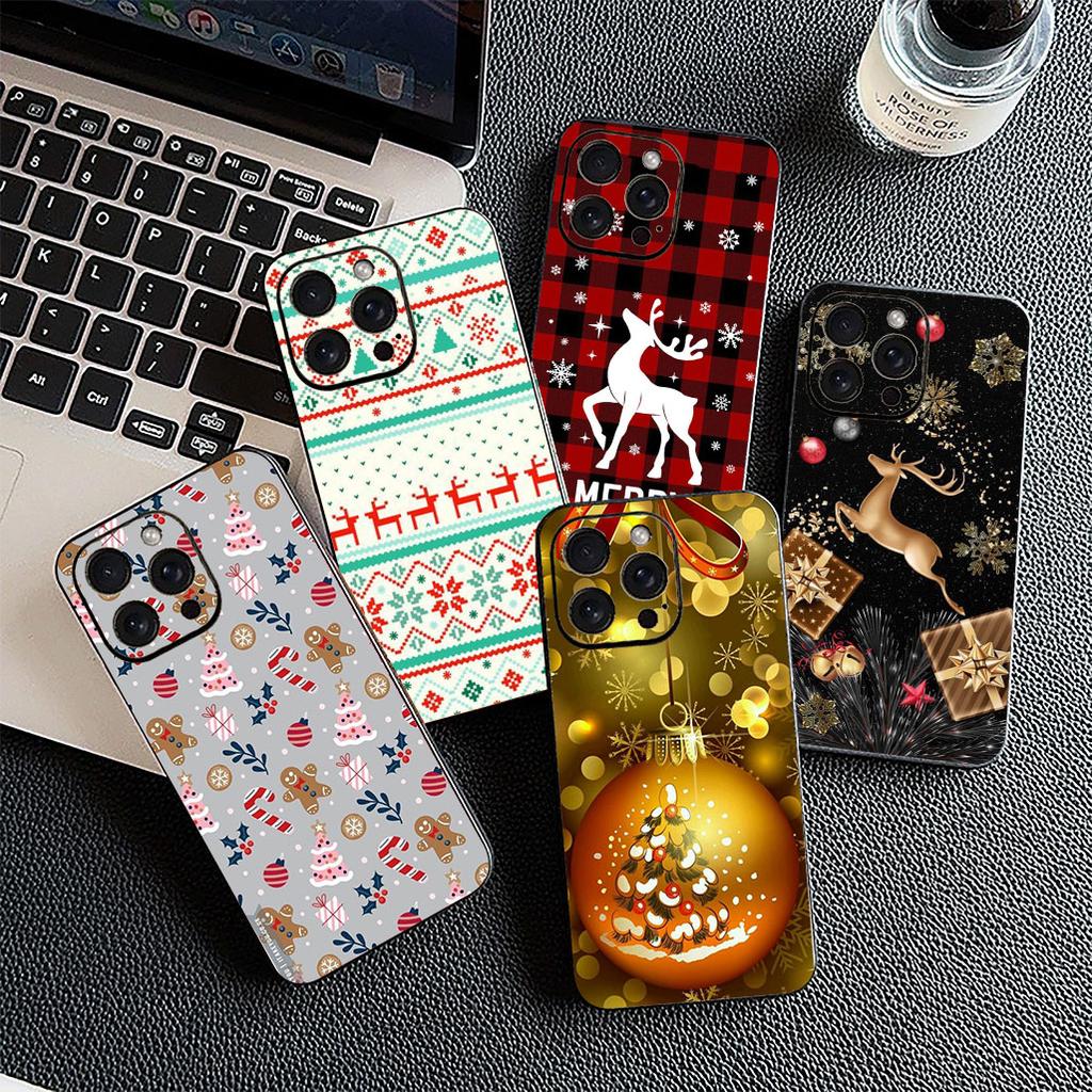 Merry Christmas Tree Deer Snow Gift Phone Cover for Xiaomi Redmi Note 14 13 Pro Plus ProPlus 13C 14C Pro+ 5G Protective Case