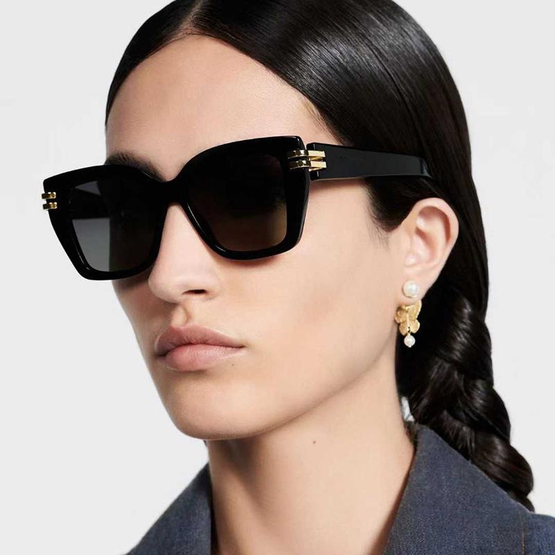 Fashion Sunglasses for Women with A High-end Feel Large Frame and Slimming Effect Sunscreen Sunglasses