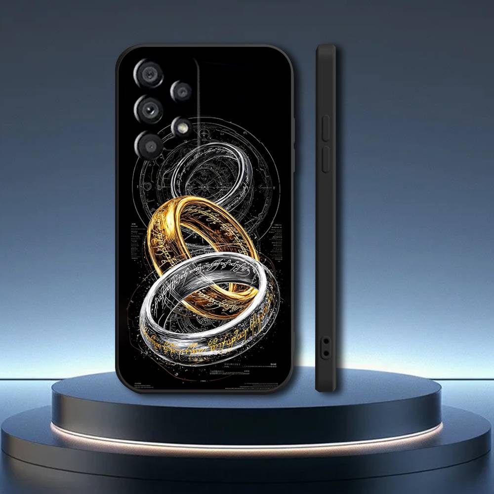 The Lord of the R-Rings Phone Case For Samsung Galaxy A20,A21s,A22,A31,A32,A52,A53,A72,73,A80 Soft Black Cover