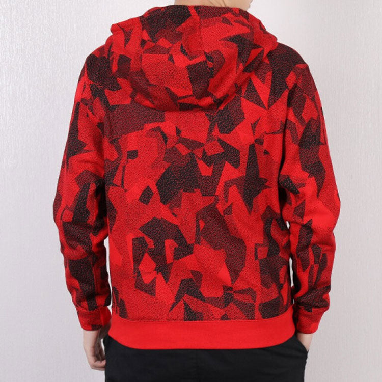 Nike Kyrie Irving Mens Basketball Fleece Hoodie Jacket Men Hoodies Red AJ3386-657