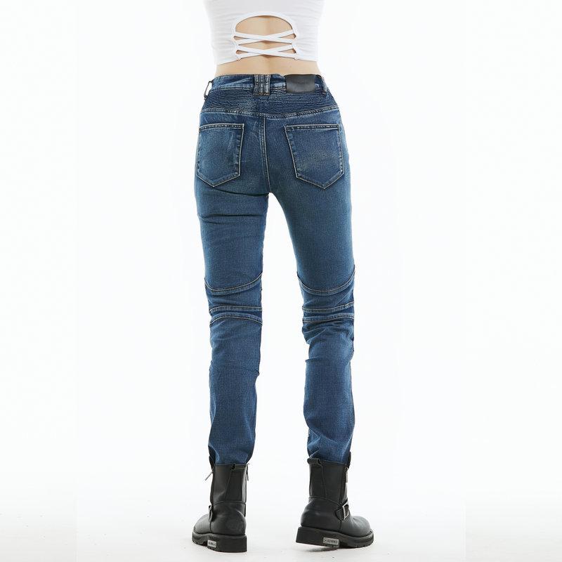 Motorcycle Jeans Women's Knight Riding Pants, Kevlar Wear-resistant Locomotive Anti-drop Pants