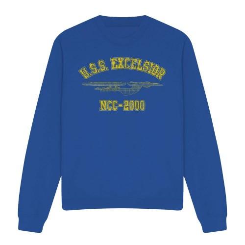 Star Trek Unisex Adult Excelsior Athletic Sweatshirt