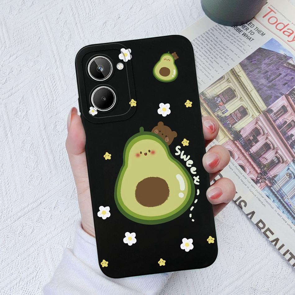 For Realme 10 Pro Plus Case Cartoon Soft Smooth Liquid Silicone Cover Camera Shell For OPPO Realme10 10Pro+ Coque Funda Capa