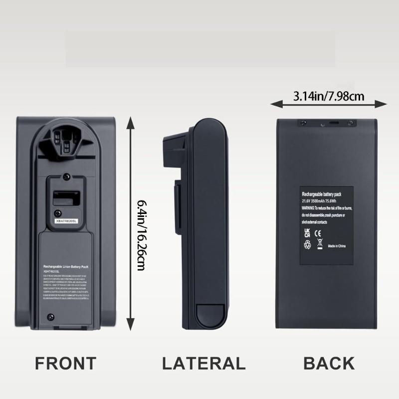 Fast Charging Replacement Battery for Cordless Vacuums Providing 40 Min Runtimes High Efficiency Charging In 4 Hours