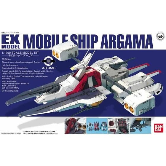 EX Model Statek Mobilny Argama Suit Z 1/1700 (Mobilny Gundam)