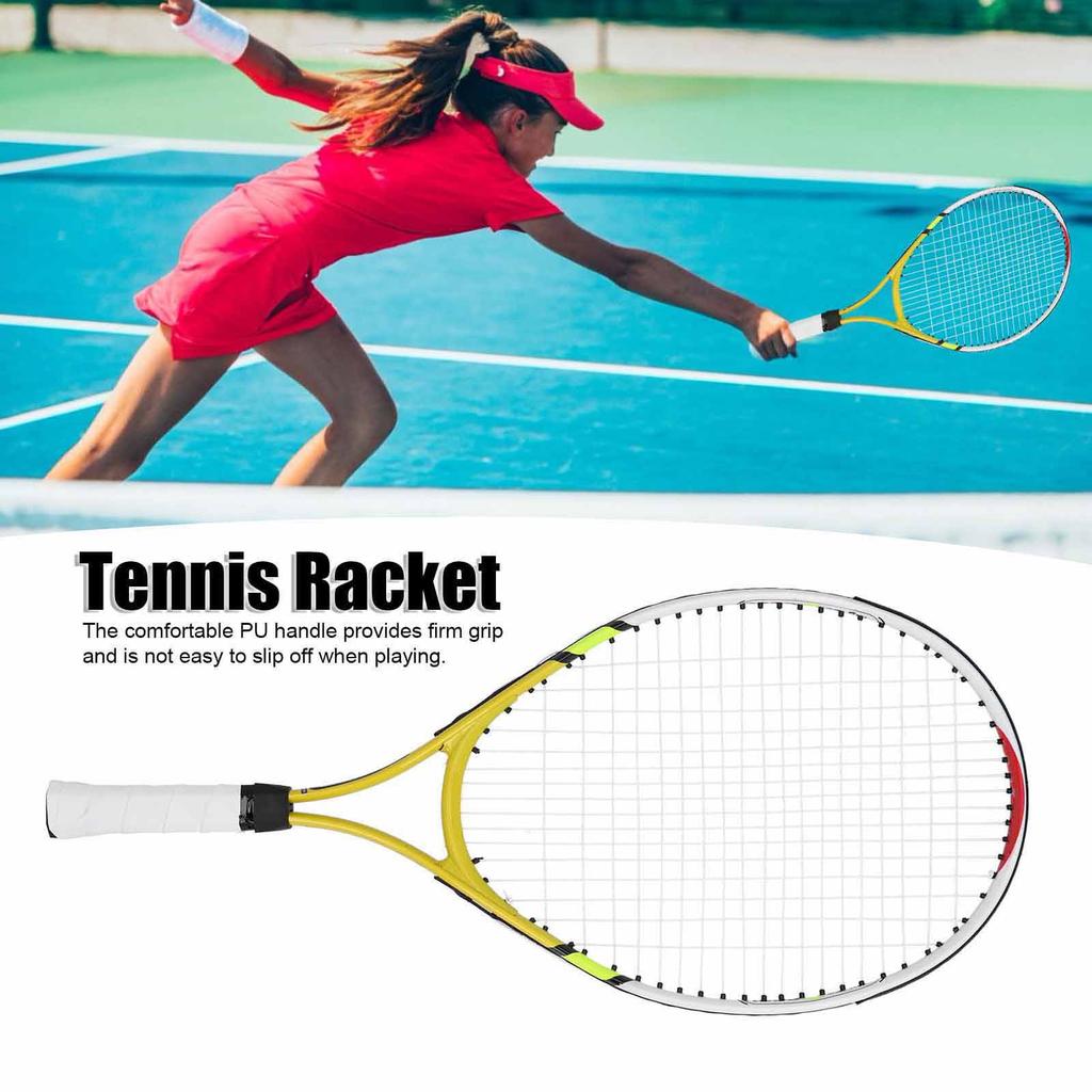Regail Teenage Tennis Racket Aluminium Alloy Frame Kids Tennis Racquet Set for Training
