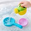 Baby Bath Toys Watering Can Scoop and Spinner Set Safe Plastic Bathing Toys for Infant Toddler Water Play and Sensory Development