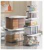 Extra Large Transparent High-Grade Plastic Storage Box for Home