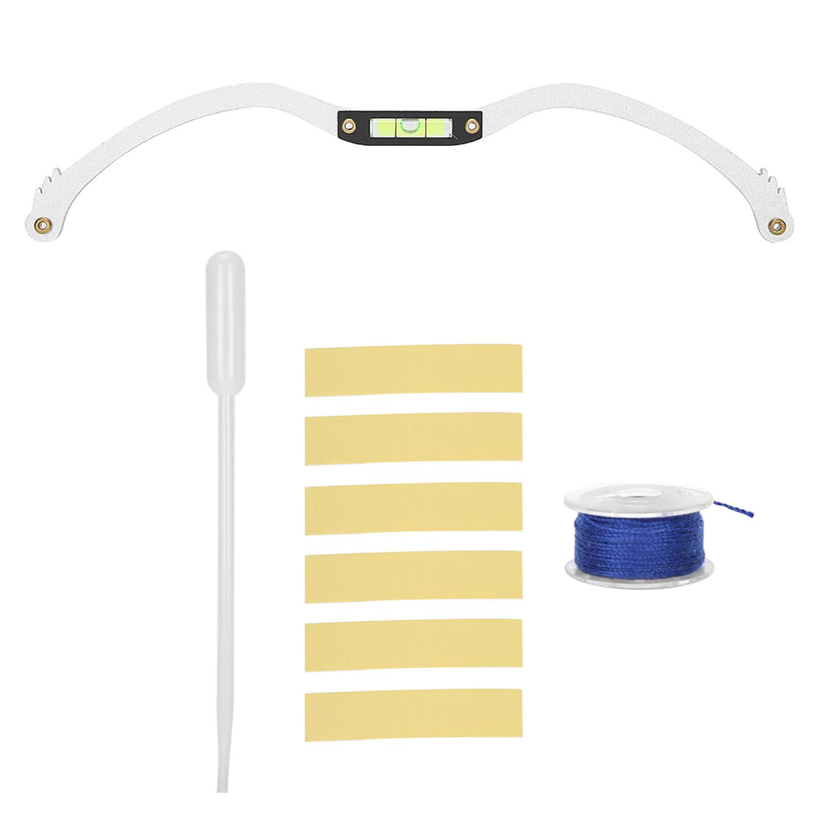 

Маркер для микроблейдинга, линейка, инструмент для позиционирования татуировки бровей (Горизонтальная линейка Жидкость