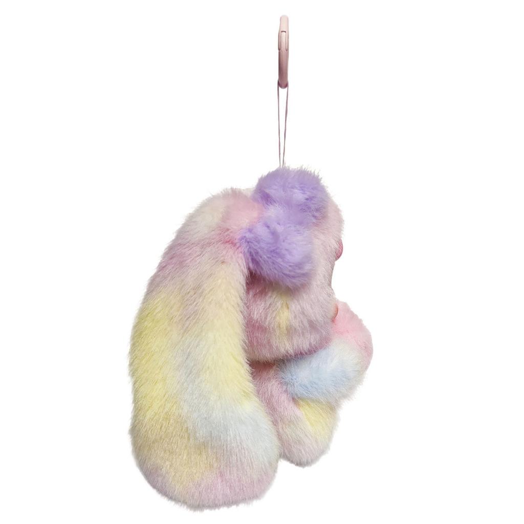 Cute Plush Doll Sweet Rabbit Vinyl Model Toy Gifts Bag Pendant