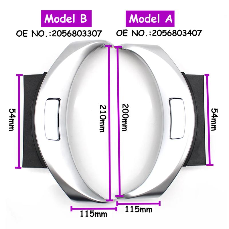 For Mercedes-Benz W205 W253 Console Armrest Cover Switch Button Central Storage Box Switch For C Class GLC 2056803407