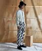 Is Baggy Pants Flower Print_White